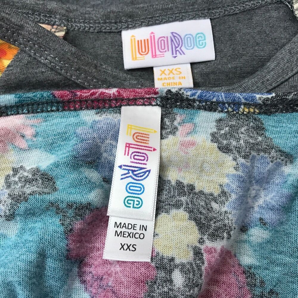 (Ma) LuLaRoe Classic T/ Randy Top Shirt Womens Size XXS Fairy Festival Lot of 2 - Picture 6 of 6